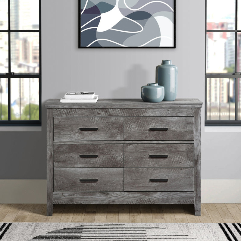 Rustic gray dresser discount